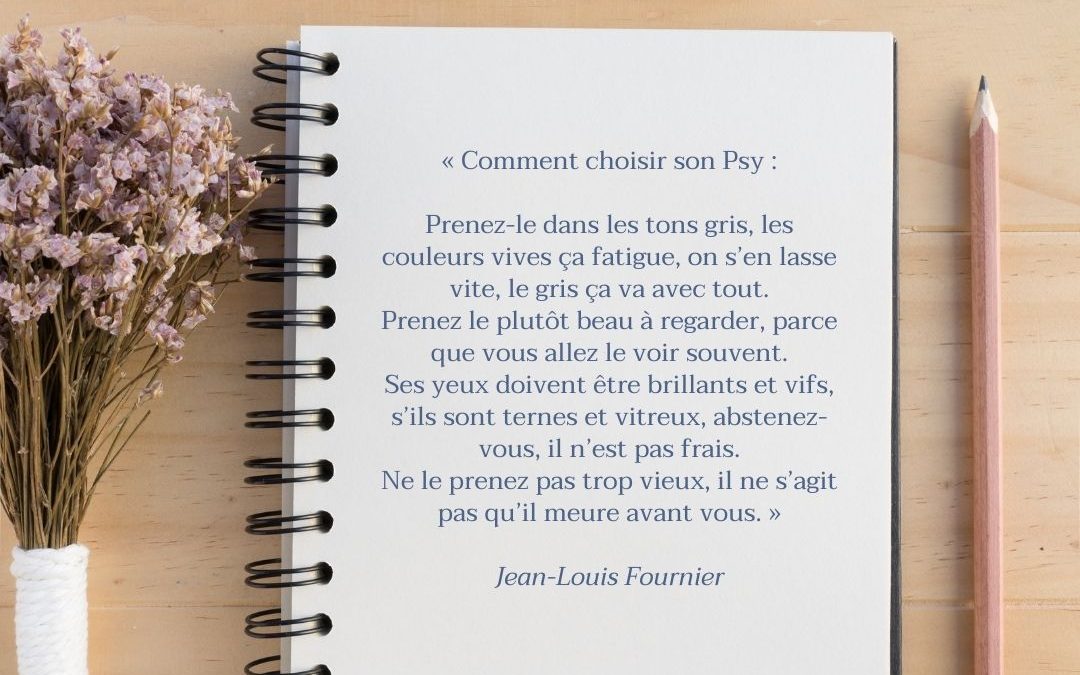 Comment choisir son psy ?